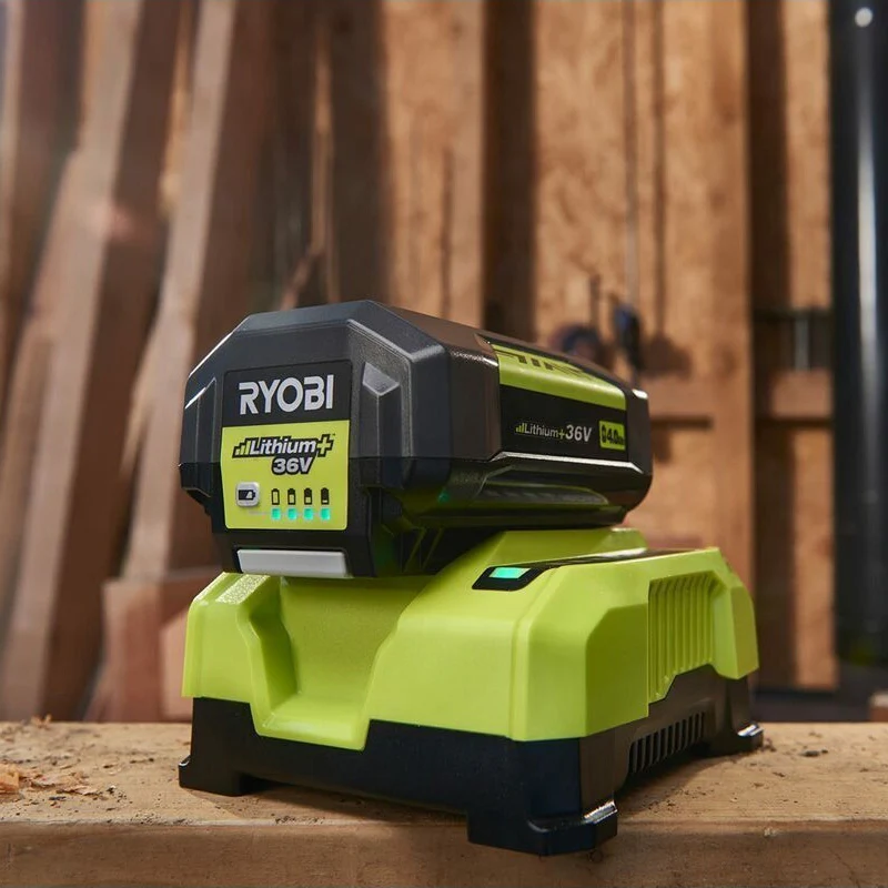 1 batterie lithium+ 36V - RYOBI RY36BC60A-140 - 4,0 Ah et 1 chargeur rapide 6,0 A - Image 5