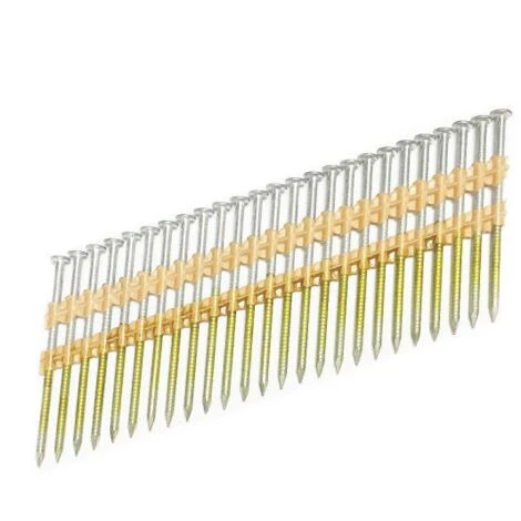 2000 Pointes en bande RH 65 x 2.8 mm 21° NORFIX NFX1106 galvanisée à chaud (zinc 50 µ) annelée - Image 2