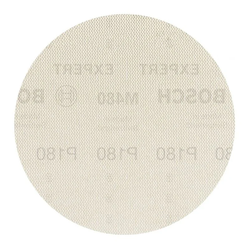 5 disques abrasifs BOSCH 2608900675 excentriques bois et peinture net M480 EXPERT Ø125 G180