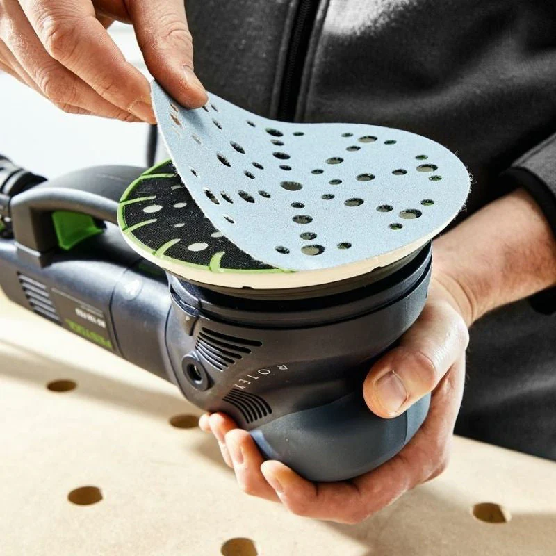 Abrasif Granat Ø150mm P220 STF FESTOOL 575167 pour ponceuse - Boite de 100 - Image 3