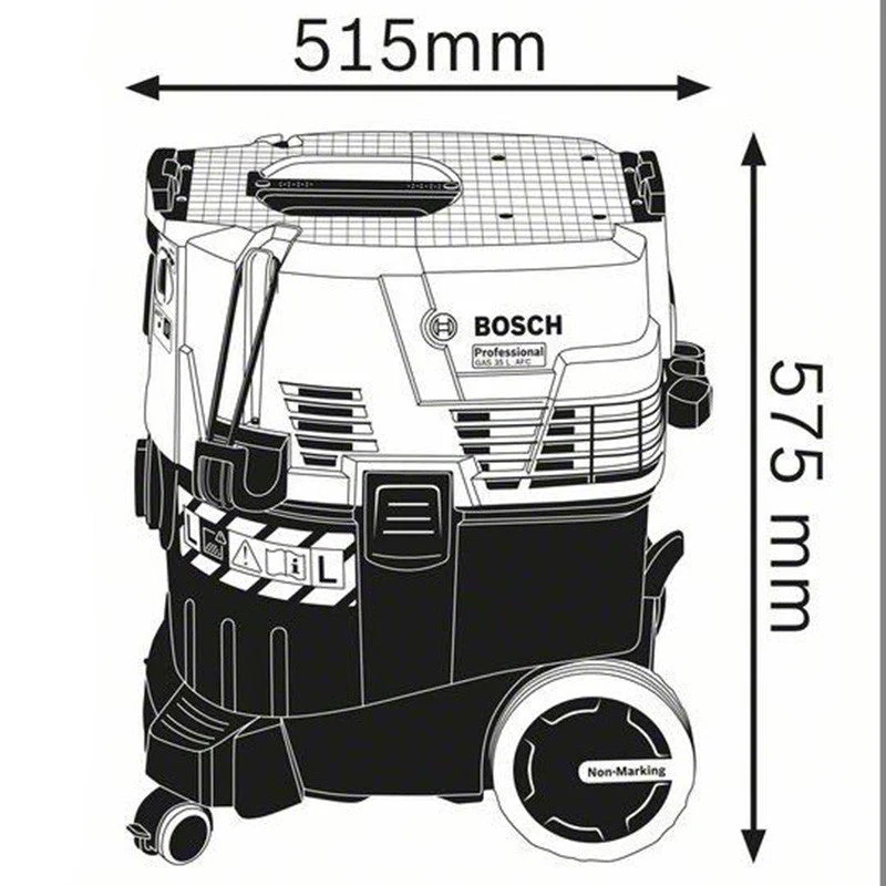 Aspirateur pour solides et liquides BOSCH 06019C32W0 GAS 35 L AFC Professional - Image 3