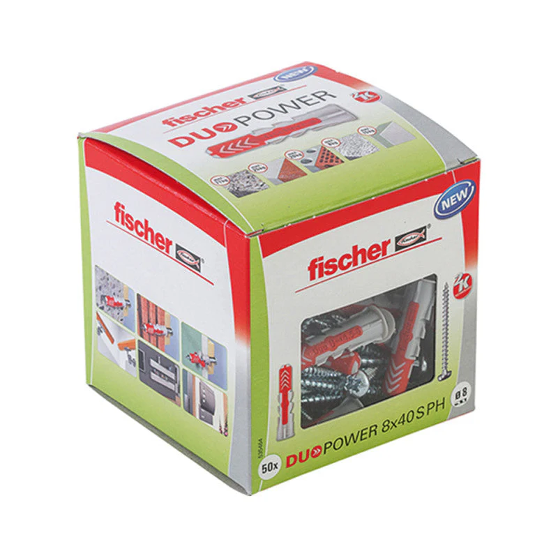 Boîte de 50 vis de charpente Power-Fast à empreinte TX FISCHER FPF-WT - tête disque - filetage partiel - Image 3