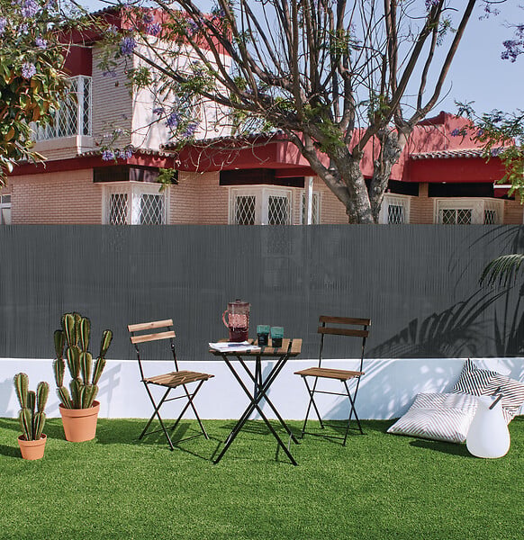 Canisse double face LOP - Gris - 1x3m - Image 4