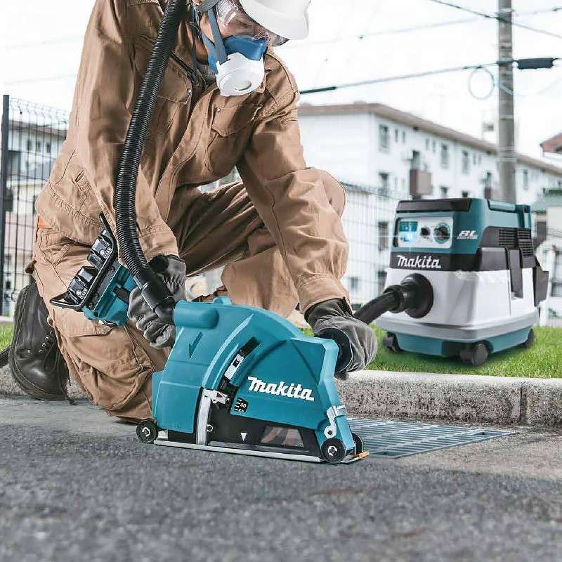 Carter de protection MAKITA 198440-5 pour rainurage avec raccord d'aspiration pour meuleuses Ø230mm - Image 2