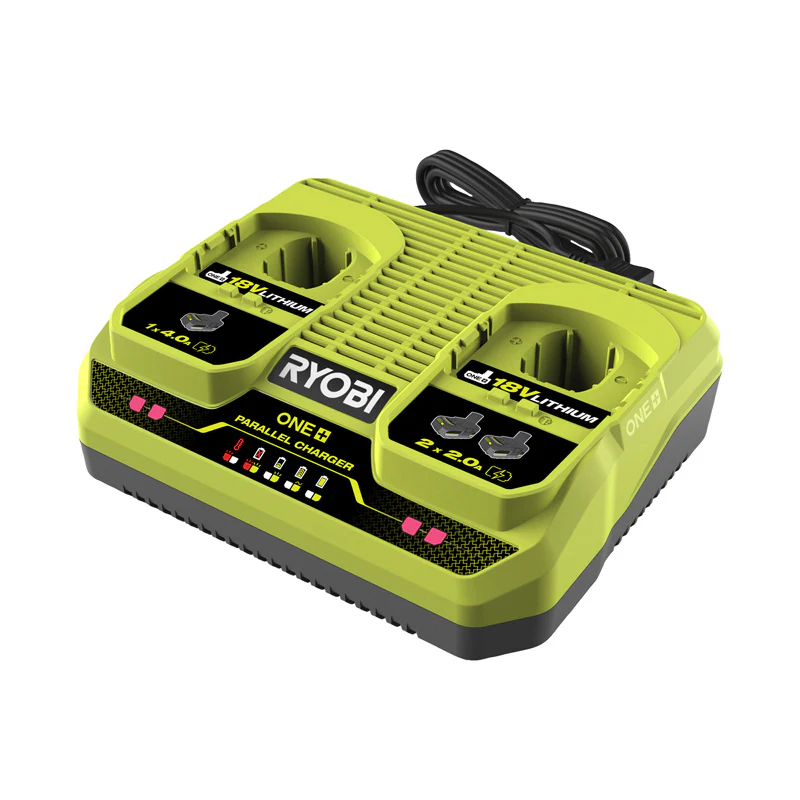 Chargeur rapide 2 ports RYOBI RC18240 18 V ONE+™ 2 A / 4 A - Image 2