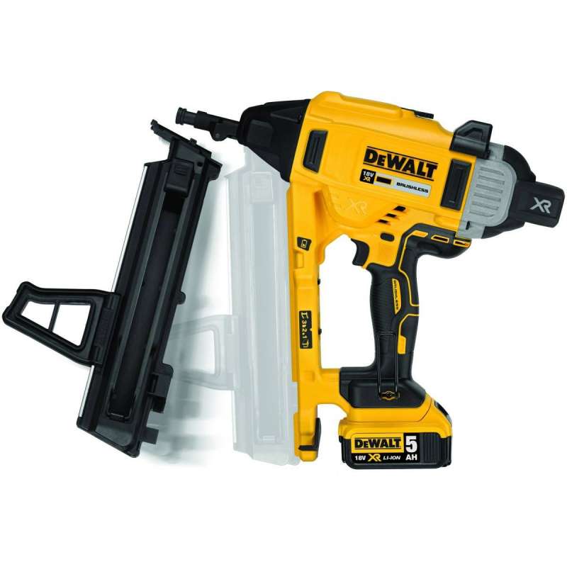 Cloueur béton et acier 18V DEWALT DCN890P2-QW Brushless avec un coffret et 2 batteries 18V - 5Ah Li-Ion - Image 3
