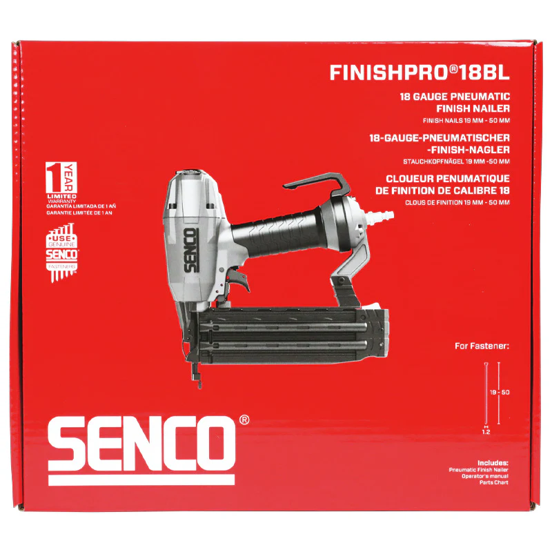 Cloueur de finition pneumatique SENCO FINISHPRO 18-BL pour pointes G18 de 15 à 50 mm - Image 4