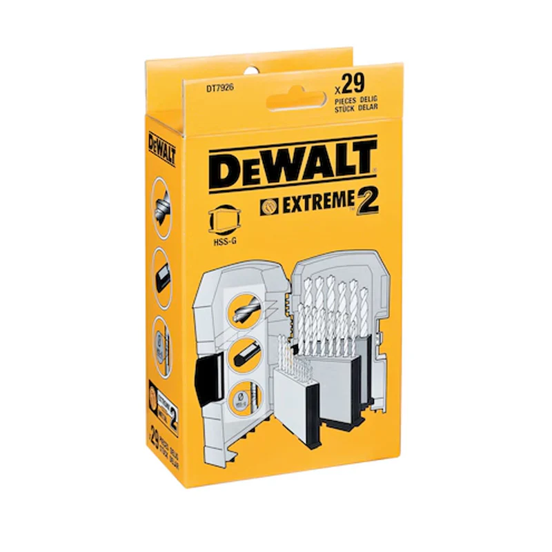 Coffret plastique de 29 forets métal HSS-G Extreme DEWALT DT7926-XJ - Image 3