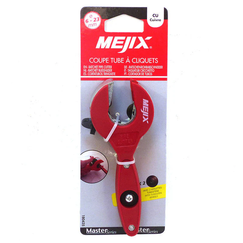 Coupe tubes à cliquets - MEJIX - 180435 - diamètre de 6 à 23 mm - Image 2