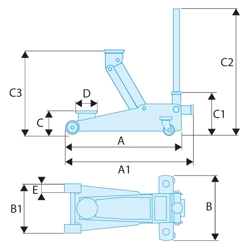 Cric rouleur FACOM DL.3CLP - compact - extra-plat - 2 tonnes - Image 3