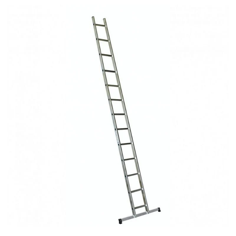 Echelle simple ESCALUX V16002 en alu L375 cm, 13 échelons, H452cm