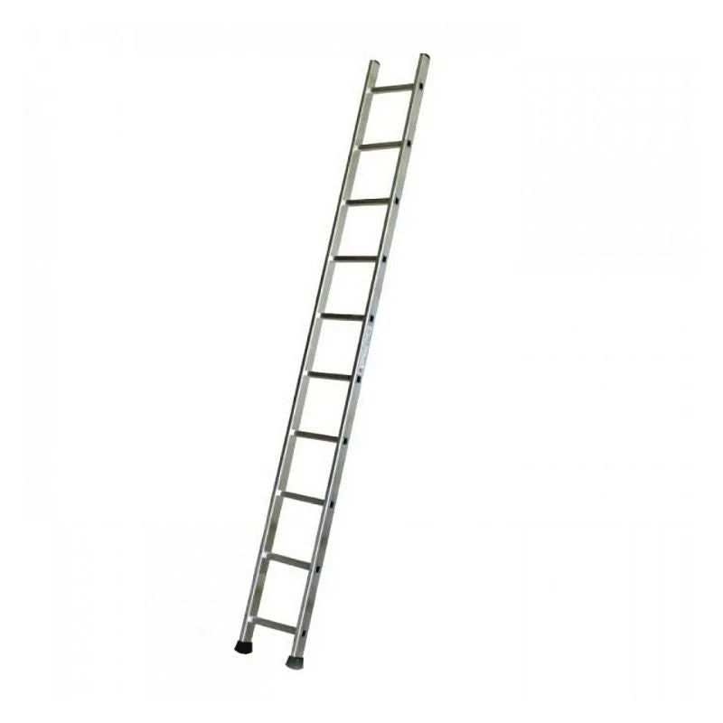Echelle simple ESCALUX V16003 en alu L290 cm, 10 échelons, H373cm