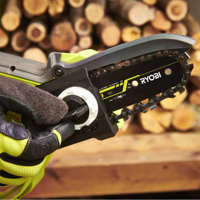 Élagueur à main 18V - RYOBI RY18PSX10A-0 - Brushless / moteur sans charbons - guide 10 cm - 6 m/s - tendeur sans outil (vendu sans batterie) - Image 10