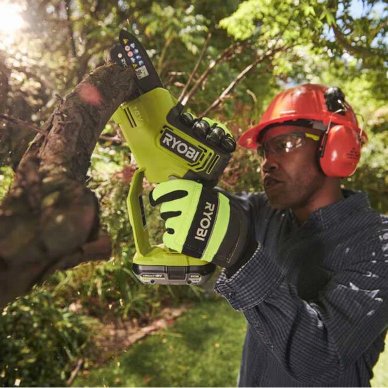 Élagueur à main 18V - RYOBI RY18PSX10A-0 - Brushless / moteur sans charbons - guide 10 cm - 6 m/s - tendeur sans outil (vendu sans batterie) - Image 12