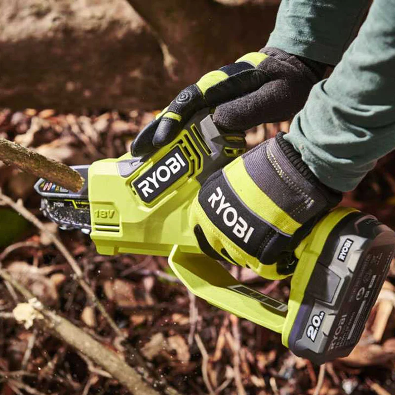Élagueur à main 18V - RYOBI RY18PSX10A-0 - Brushless / moteur sans charbons - guide 10 cm - 6 m/s - tendeur sans outil (vendu sans batterie) - Image 13