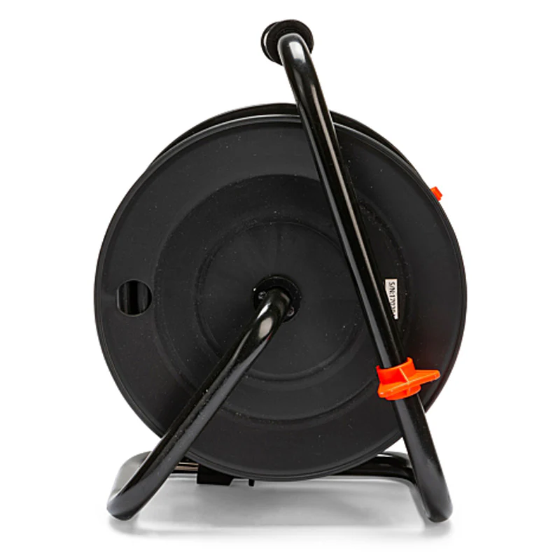 Enrouleur bricolage, 4 prises, H05VV-F3G1.5MM2, 25M , NF,CE - VELAMP - REEL-FR-25 - Image 4
