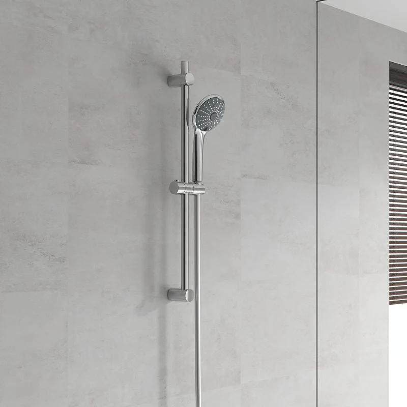 Ensemble VITALIO JOY GROHE 27333000 douchette 3 jets + barre 60 cm + flexible 175 cm - chrome - Image 3