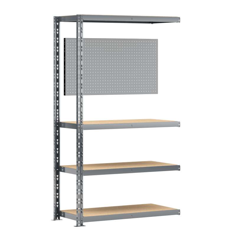 *OLD* Extension établi-étagère charge lourde MODULÖ STORAGE avec 4 plateaux de 100 cm de long et 1 panneau (SYSTÈME EXTENSION) - Image 3