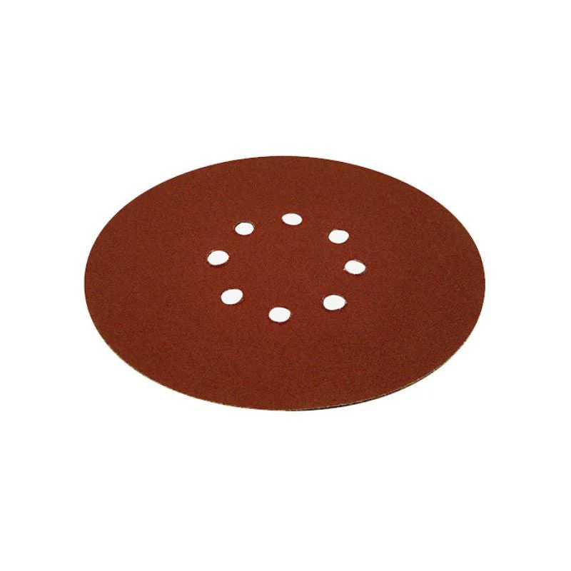 Jeu de 6 abrasifs plâtre PEUGEOT Ø225mm-8 trous-Grain 180