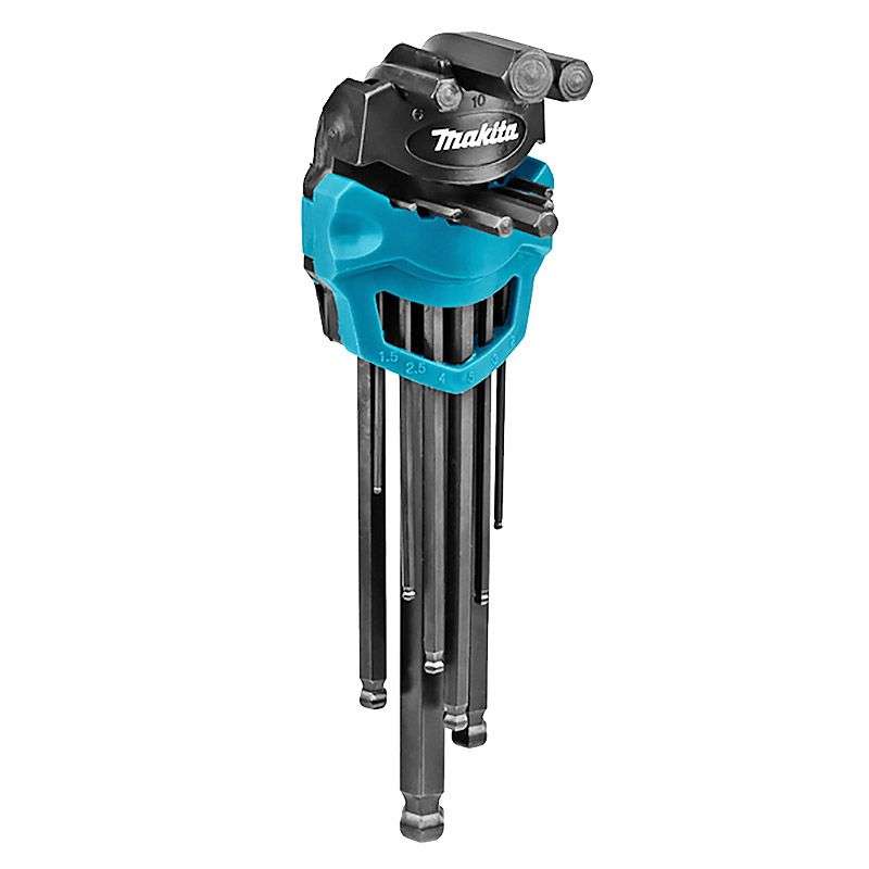 Jeu de 9 clés hexagonales à rotule MAKITA B-65894 - Image 4