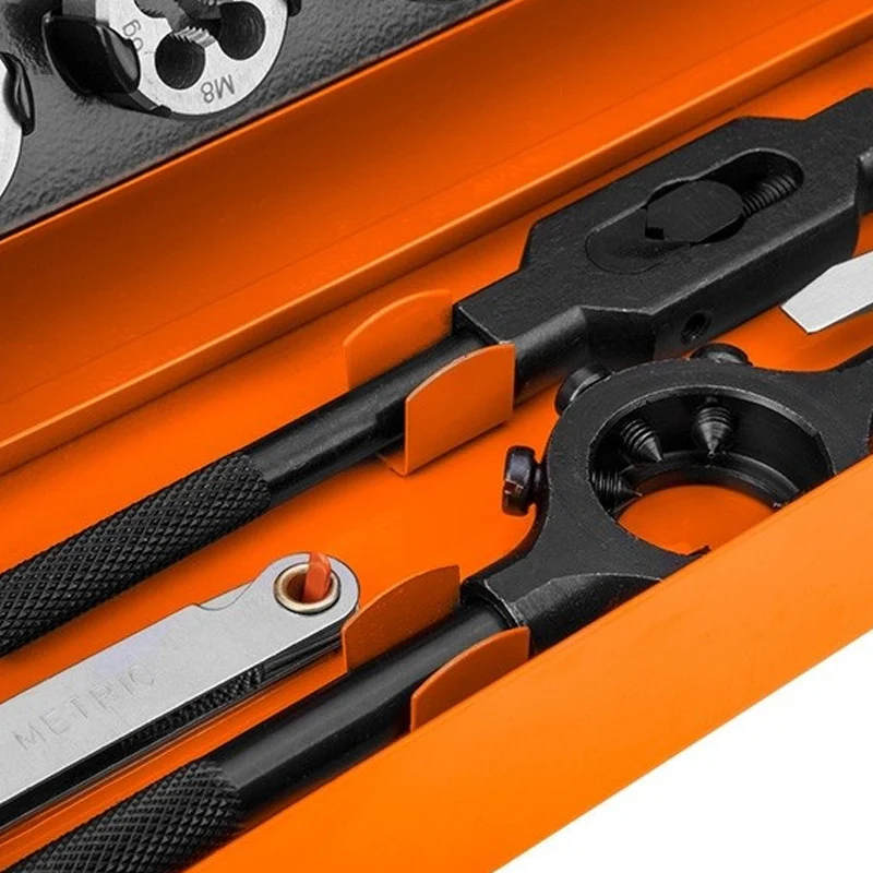 Jeu de tarauds et filières 32 pcs, M3-M12, HSS en coffret - NEO TOOLS - 12-915 - Image 2