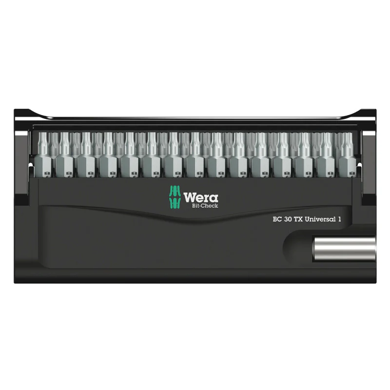 Jeu d'embouts avec support  Bit-Check 30 TX Universal 1 SB, 30 pièces - WERA - 05057900001