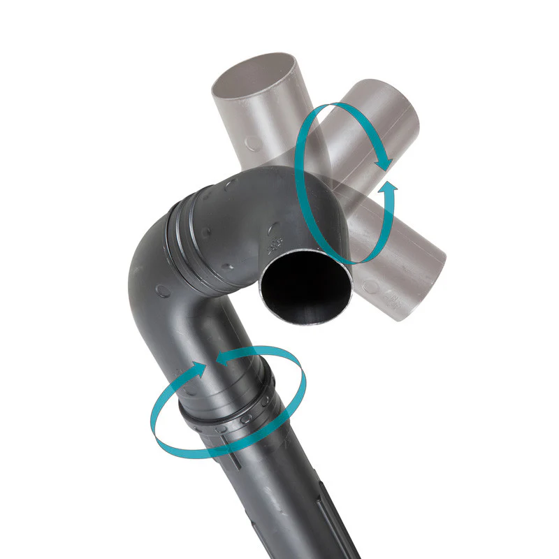 Kit de nettoyage de gouttière pour souffleur de feuilles MAKITA 191B03-8 7 pièces - Image 4