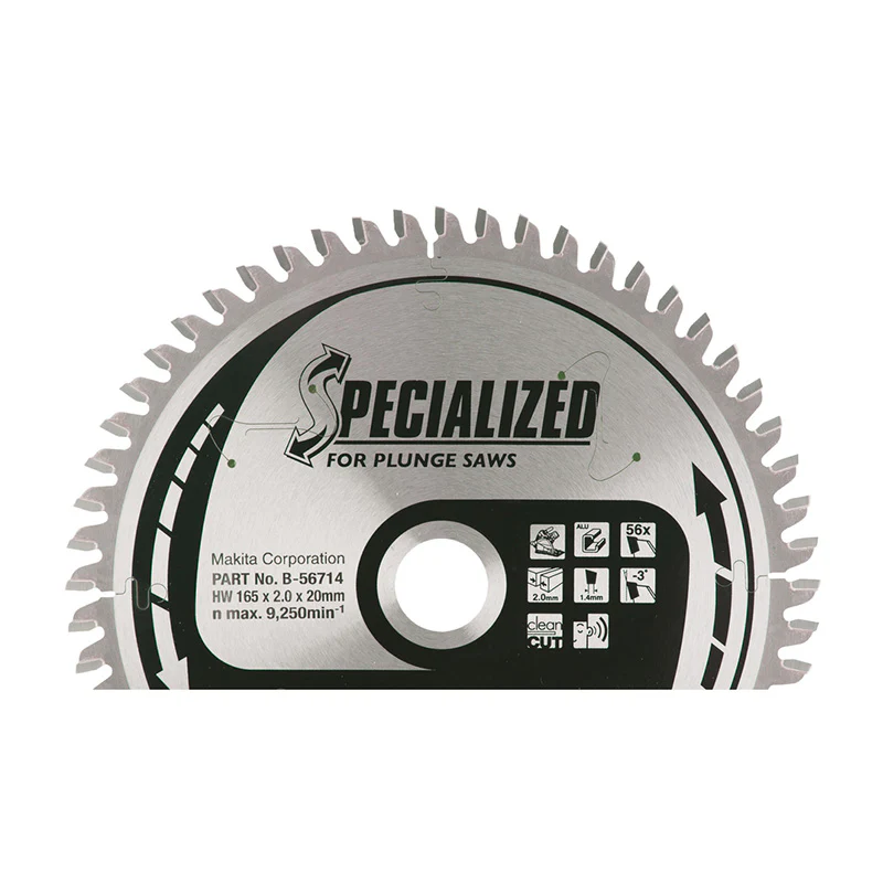 Lame carbure “Specialized” aluminium MAKITA B-56714 pour scies plongeantes à batterie - Image 2