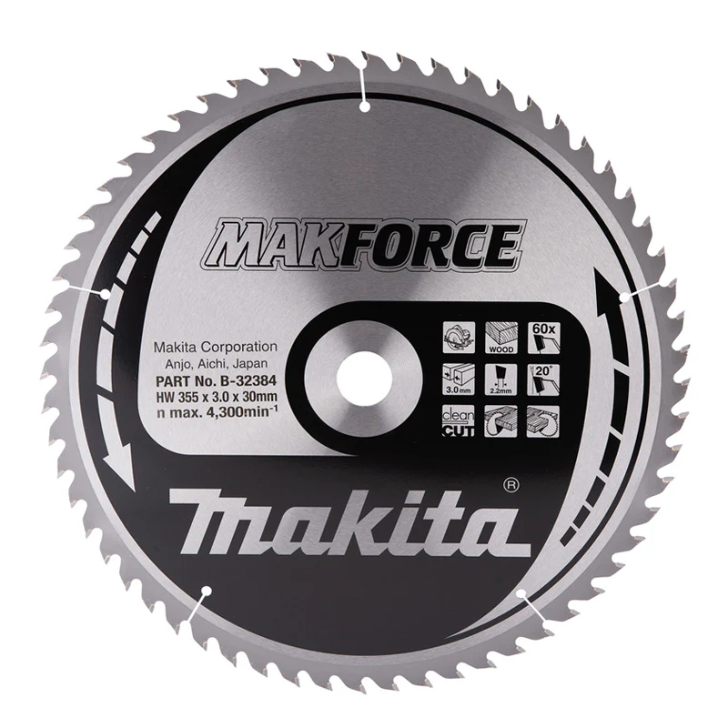 Lames carbure "MakForce", pour bois, pour scies circulaires MAKITA - Image 13