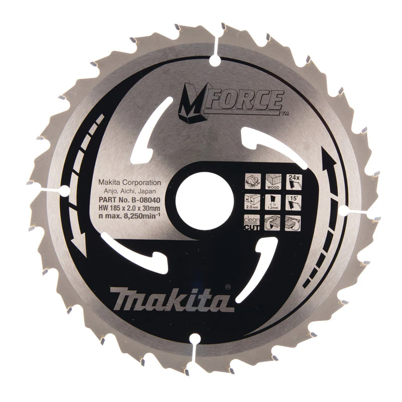 Lames carbure "Mforce", pour bois, pour scies circulaires MAKITA - Image 2