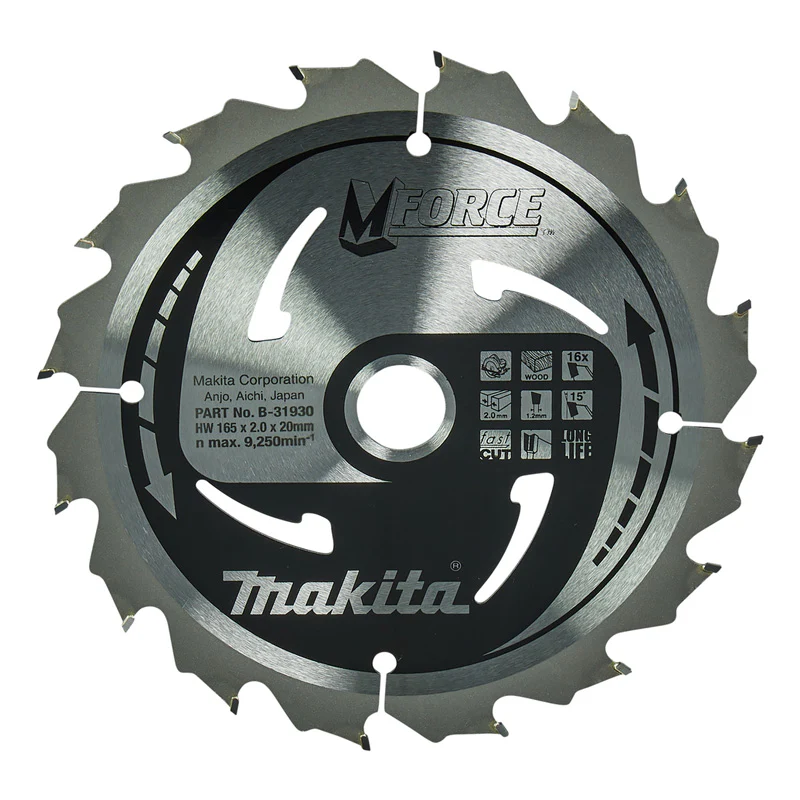 Lames carbure "Mforce", pour bois, pour scies circulaires MAKITA - Image 3