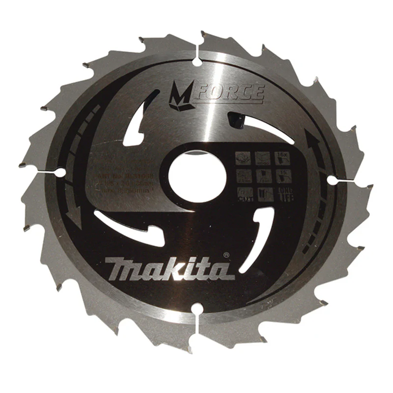 Lames carbure "Mforce", pour bois, pour scies circulaires MAKITA - Image 4