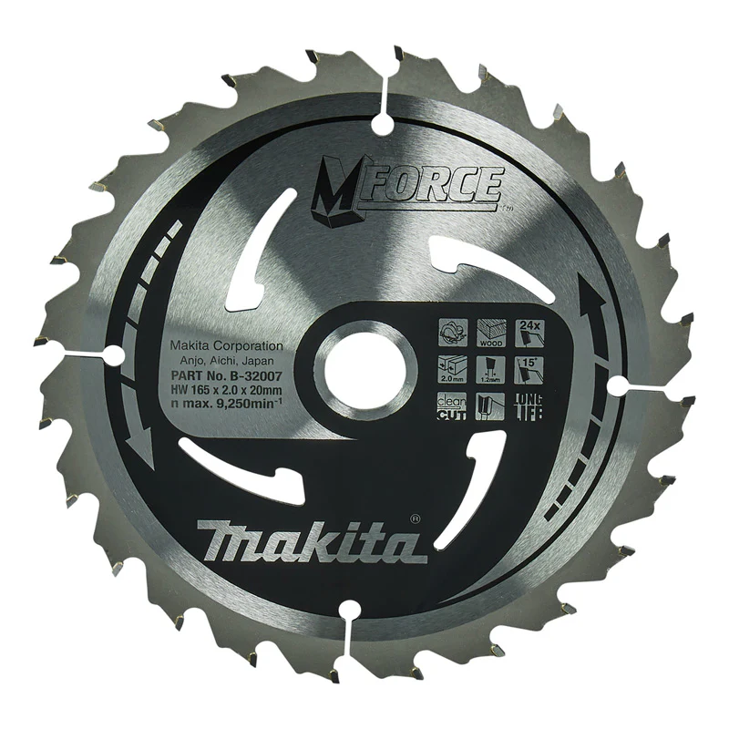 Lames carbure "Mforce", pour bois, pour scies circulaires MAKITA - Image 6
