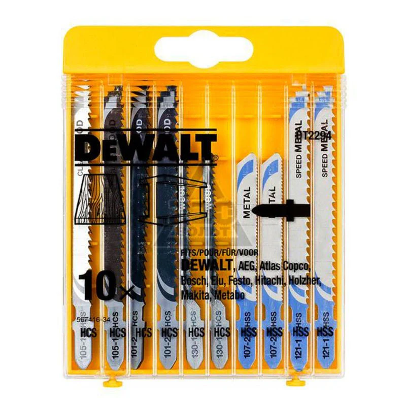 Lames de scie sauteuse pour bois et métal en T DEWALT DT2294-QZ en coffret de 10 lames - Image 2