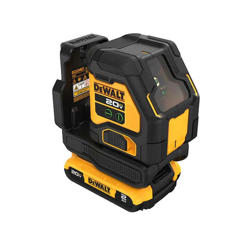 Laser en croix compact avec faisceau vert 18V DEWALT DCLE34021D1-QW avec une batterie 2,0 Ah - Image 3