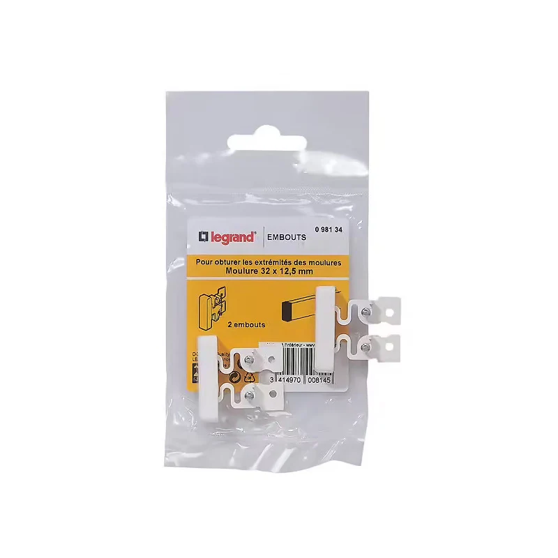 Lot de 2 embouts pour moulure 32x12.5mm LEGRAND LEG98134