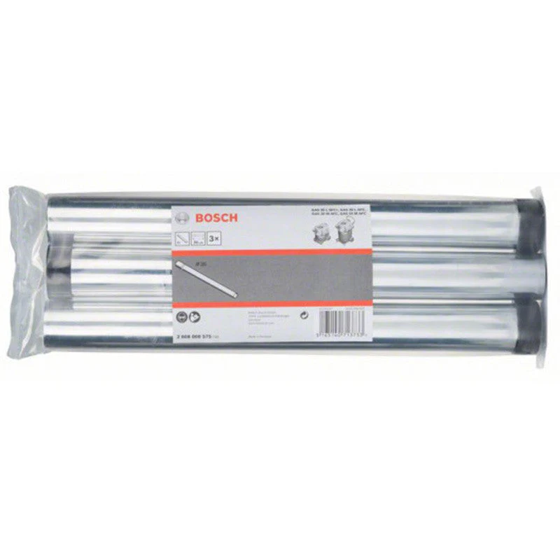 Lot de 3 tubes d'extension BOSCH 2608000575 - Pour GAS 12 à 55 - Chromée - 35cm - 35mm - Image 2