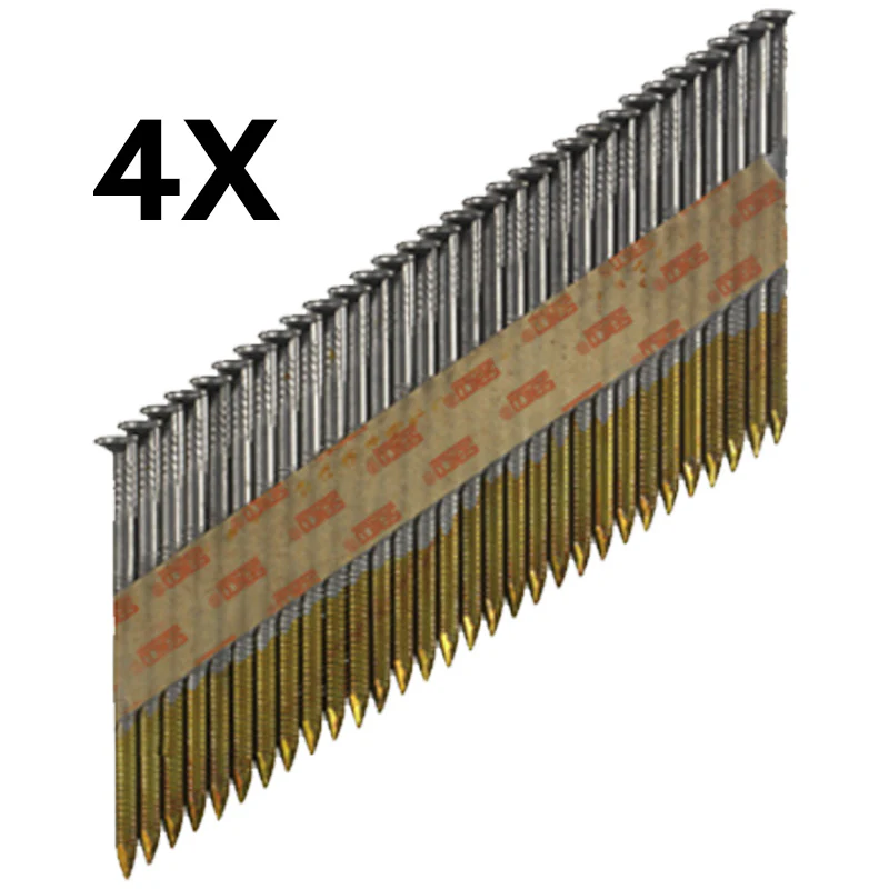 Lot SENCO: Cloueur Fusion F-35XP + 2 batteries 4aH + 4 packs de clous 70mm acier clair - Senco-B4 - Image 3