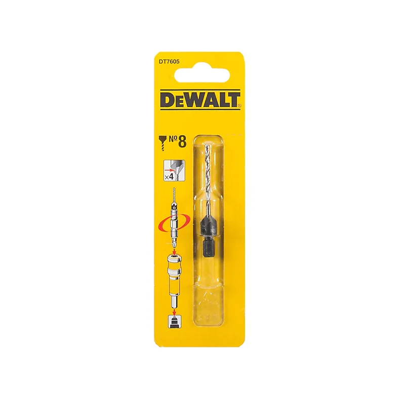 Mèche pilote et fraise à chanfreiner Taille No.8 DEWALT DT7605-QZ - Image 3
