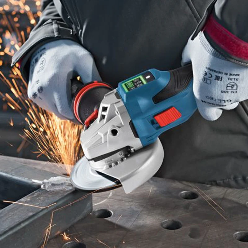Meuleuse Ø125mm BOSCH GWS 18V-15 SC + 2 batteries Procore 18V 5.5 Ah + 1 chargeur GAL 18V-160 - L-Boxx - Image 6