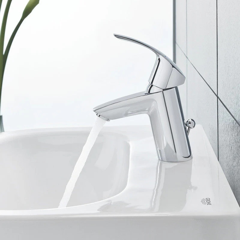 Mitigeur lavabo EUROSMART GROHE 33265002 -  bec bas - taille S - chrome - Image 3