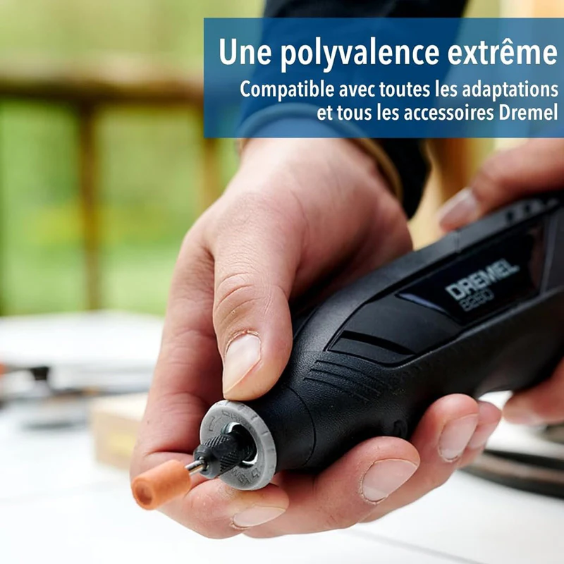 Outil Rotatif Multifonction Sans-fil connecté 12V DREMEL 8260 avec 5 accessoires, 1 batterie 3Ah, 5 000 à 30 000 tr/min - Image 5
