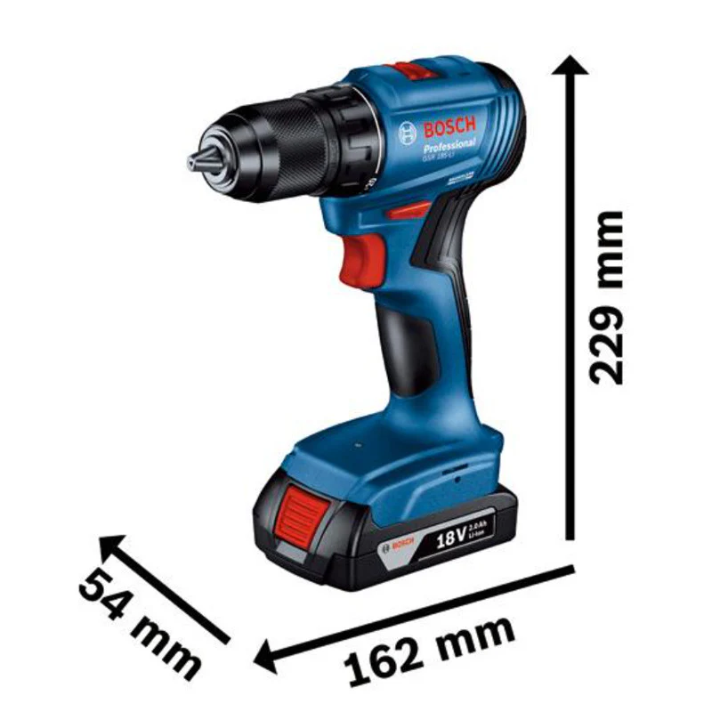 Pack 2 outils BOSCH Professional 0615A50038 GSR 18V-45 + GBH 18V-22 + 2 batteries 4,0 Ah + GAL 18V-40 - Image 2