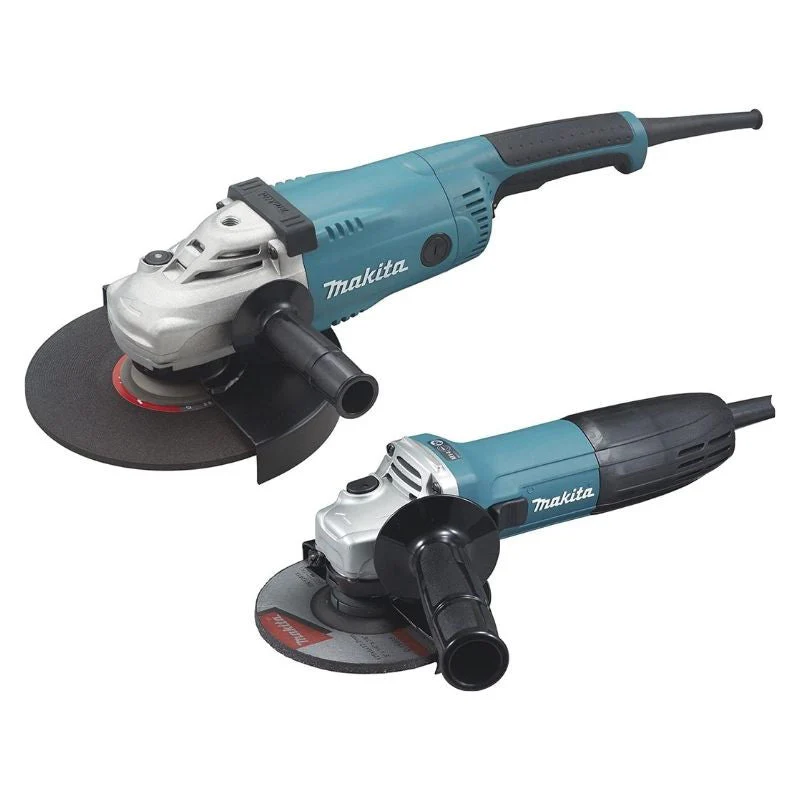 Pack 2 outils MAKITA DK0097X1 2 meuleuses (GA9020 Ø 230 mm + GA5030R Ø 125 mm)
