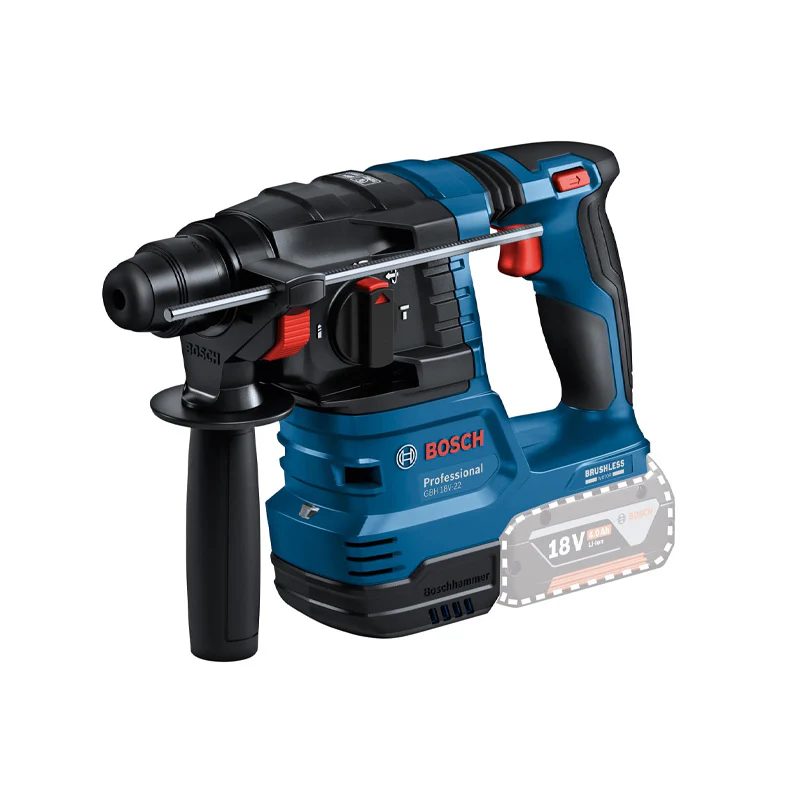 Pack 3 outils BOSCH 18V : Perceuse-Visseuse GSR + Meuleuse angulaire GWS + Perforateur SDS Plus GBH + Batterie ProCORE18V 3x4,0Ah + Chargeur GAL 1880 SAC (C) - Image 3