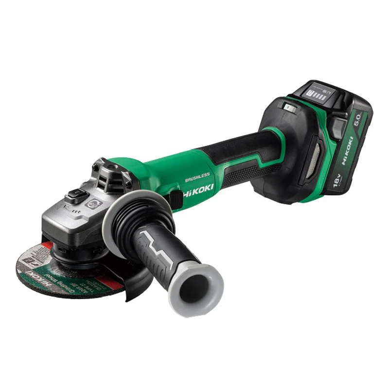 Pack 3 outils Hikoki Perceuse + perforateur + meuleuse 18V Brushless KCRT04 (DS18DE + DH1826DA + G1813DVE + 2 batteries 5 Ah + chargeur) - Image 3