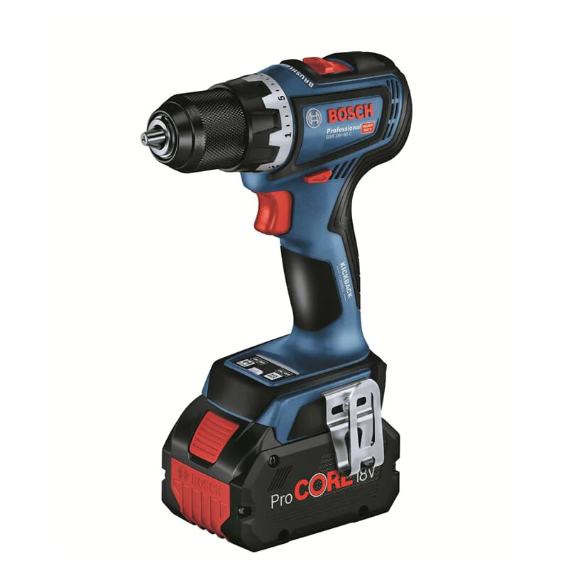 Pack 4 outils 18V BOSCH : GSR 18V-90C + GKT 18V-52GC + GST 18V-155 SC+ GEX 18V-125 + 1 batterie 4,0 Ah (ProCORE) + 2 batteries 5,5 Ah (ProCORE) + GAL 1880CV (L) - Image 2