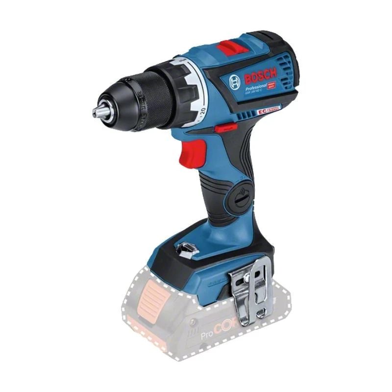 Pack BOSCH 06019J0204 Visseuse à chocs GDX 18V-210 C + Perceuse-visseuse GSR 18V-60 C + 2x4.0Ah ProCORE L-BOXX - Image 2
