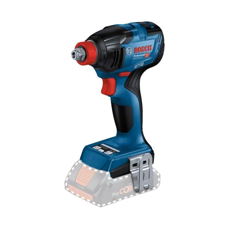 Pack BOSCH 06019J0204 Visseuse à chocs GDX 18V-210 C + Perceuse-visseuse GSR 18V-60 C + 2x4.0Ah ProCORE L-BOXX - Image 3