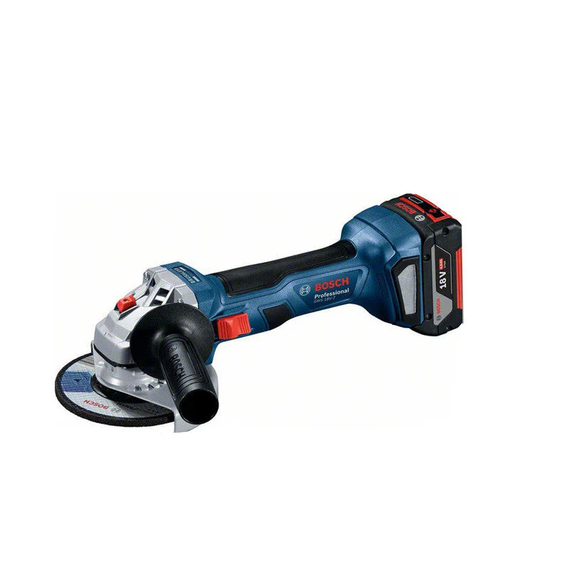 Pack BOSCH Perceuse-visseuse GSB 18V-45 + Boulonneuse GDX 18V-200 + Meuleuse GWS 18V-7 + 2 batteries 5.0Ah 18V + chargeur - Image 3
